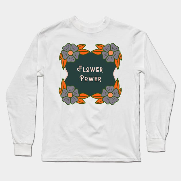 Flower Power Long Sleeve T-Shirt by Outlaw Spirit